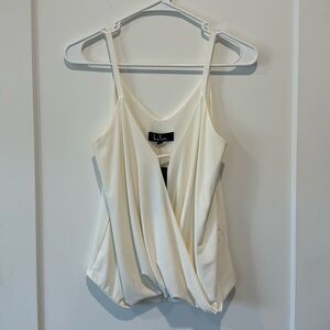 BNWT Lulus Loops-y Daisy Ivory Top